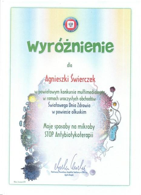 Stop antybiotykoterapii Swierczek Agnieszka
