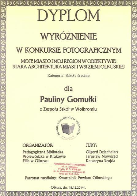 KonkurFotograficzny KGomulka